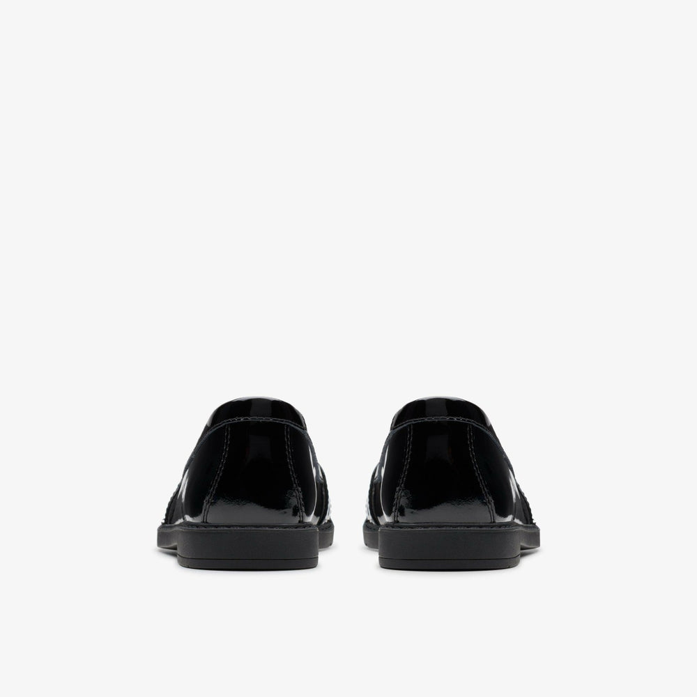 Scala Loafer Kid Black Patent | Clarks For Sale