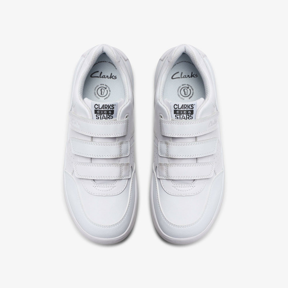 CICA Star Orb Youth White | Clarks Discount