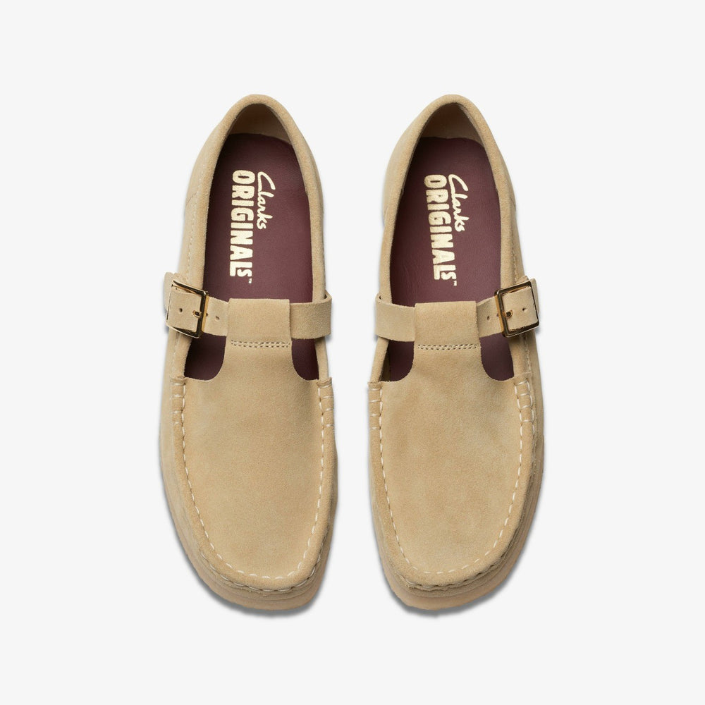 Wallabee T Bar Maple Suede | Clarks US