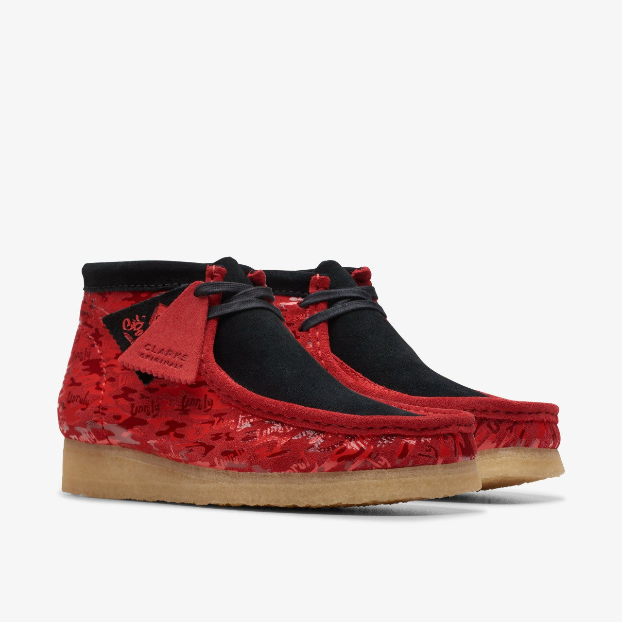Wallabee Boot Red Camouflage | Clarks Onsale