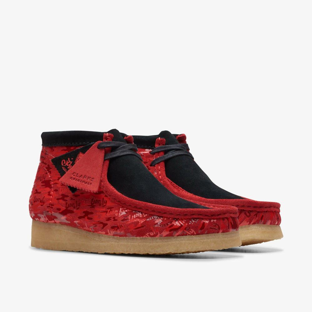 Wallabee Boot Red Camouflage | Clarks Onsale