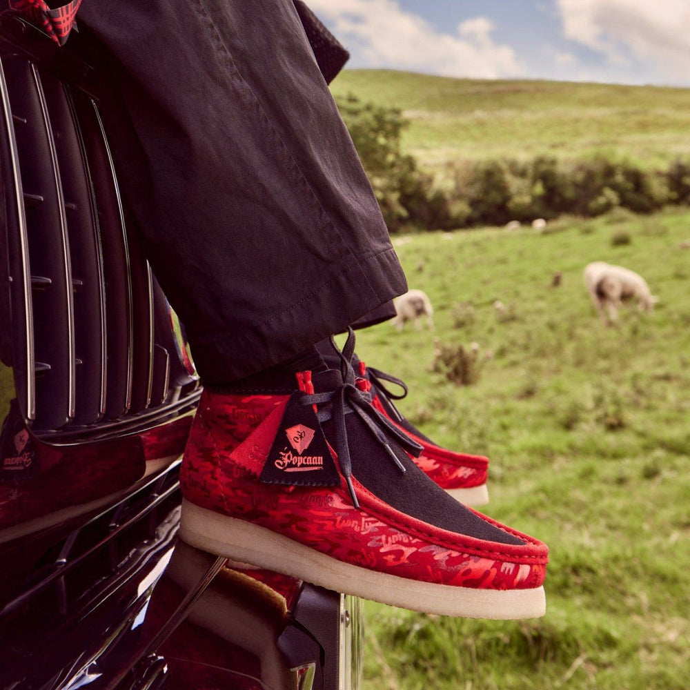Wallabee Boot Red Camouflage | Clarks Onsale