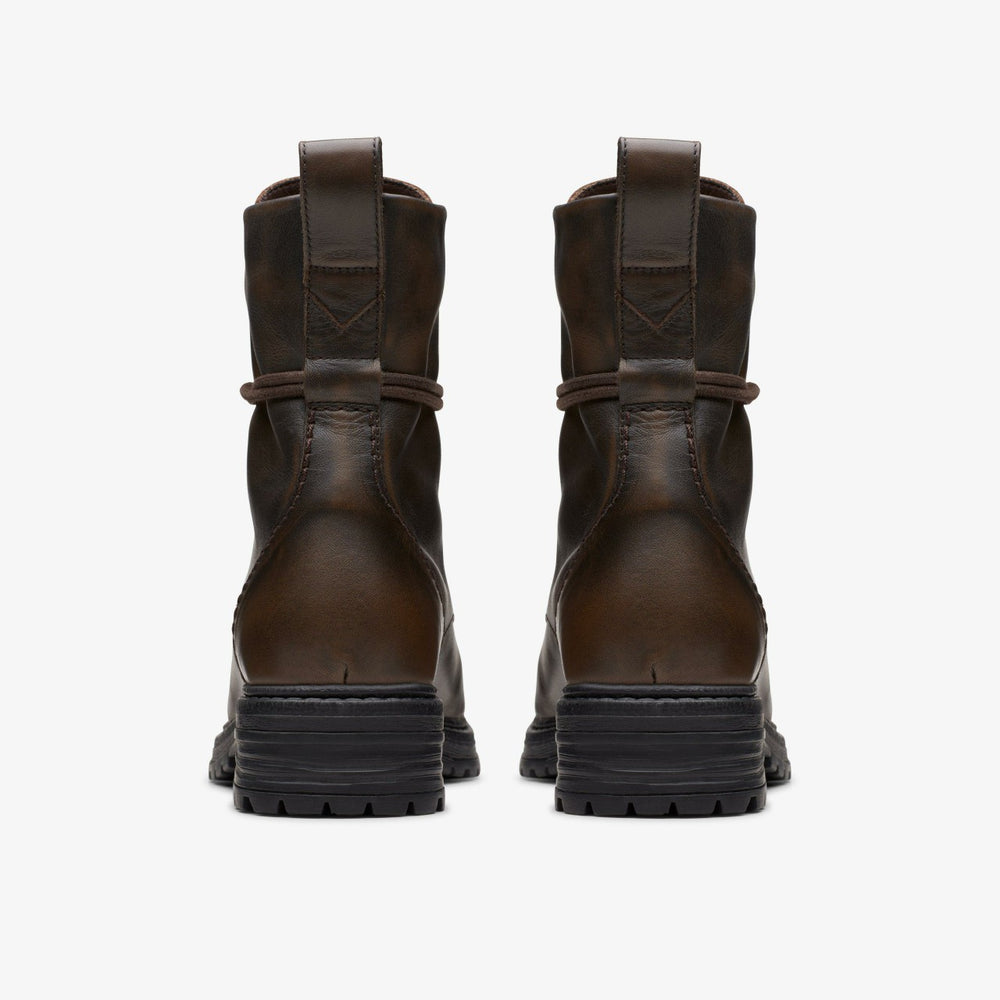Rixley Lace Dark Brown Leather | Clarks Sale