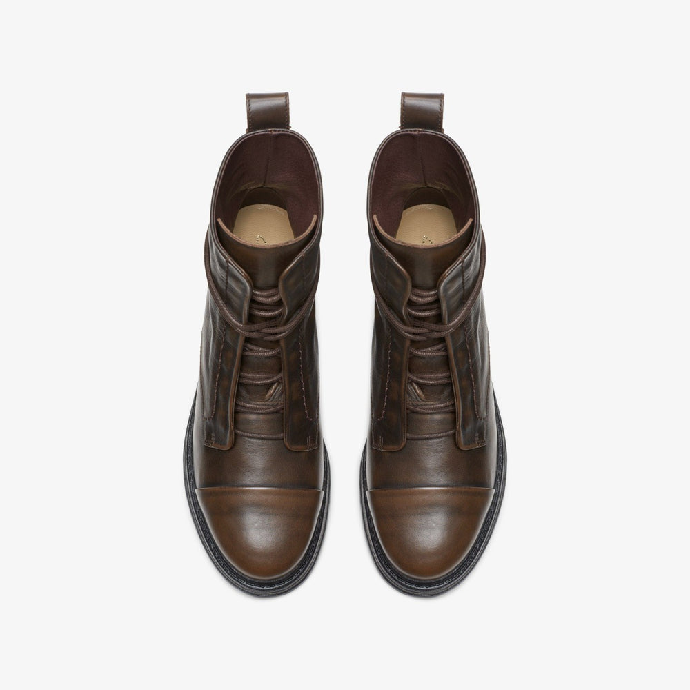 Rixley Lace Dark Brown Leather | Clarks Sale