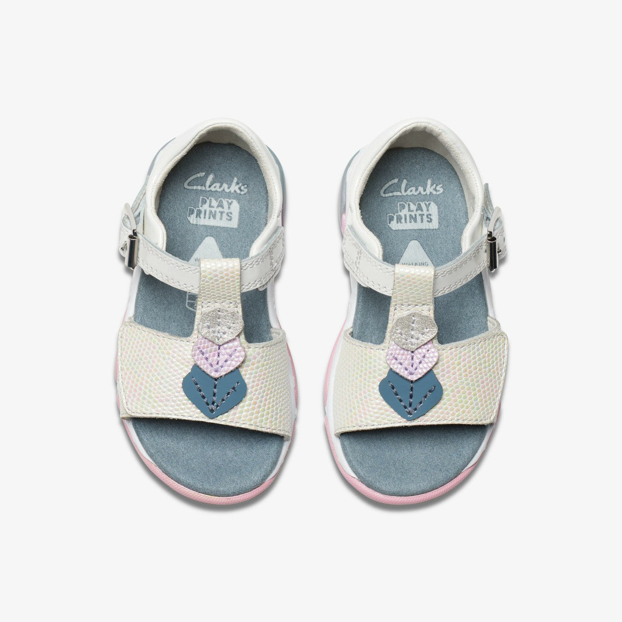 Osian Charm Toddler White | Clarks US