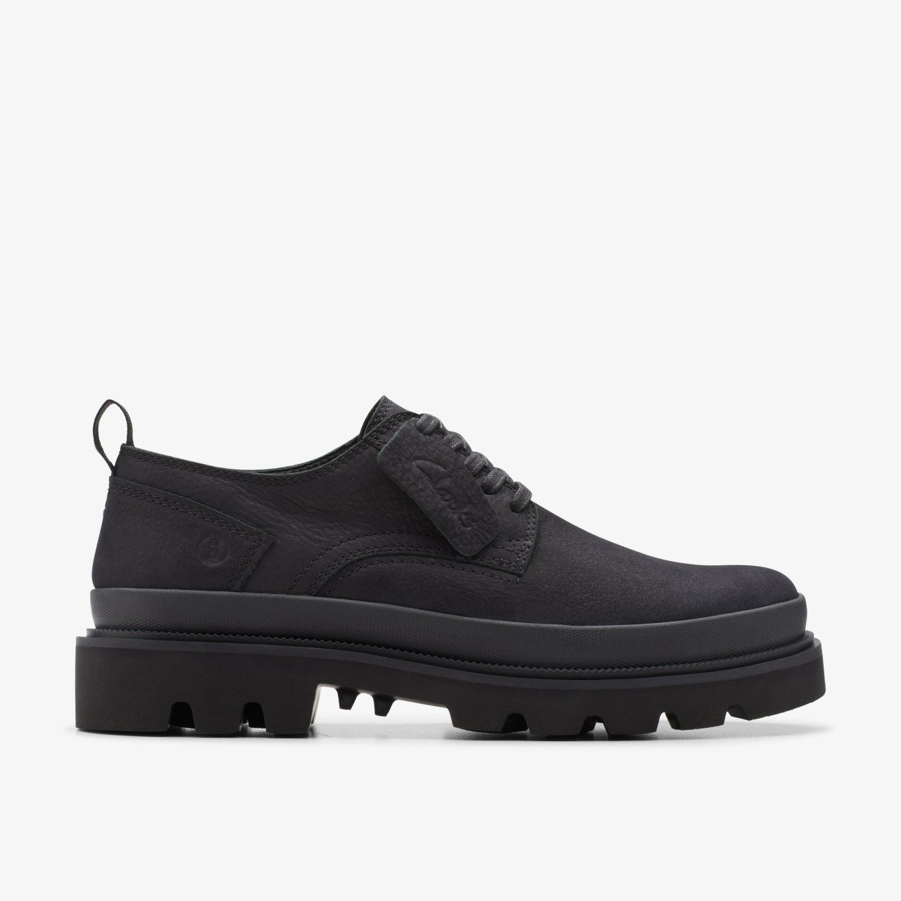 Badell Lace Black Nubuck | Clarks
