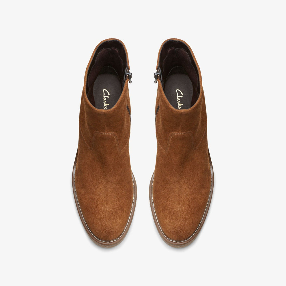 Colden Up Dark Tan Suede | Clarks For Sale