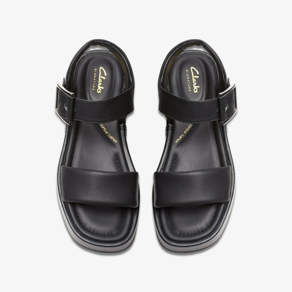 Alda Strap Black Leather | Clarks For Sale