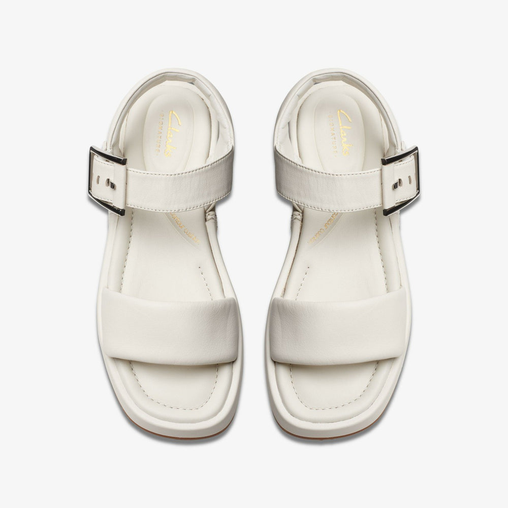 Alda Strap Off White Leather | Clarks Onsale