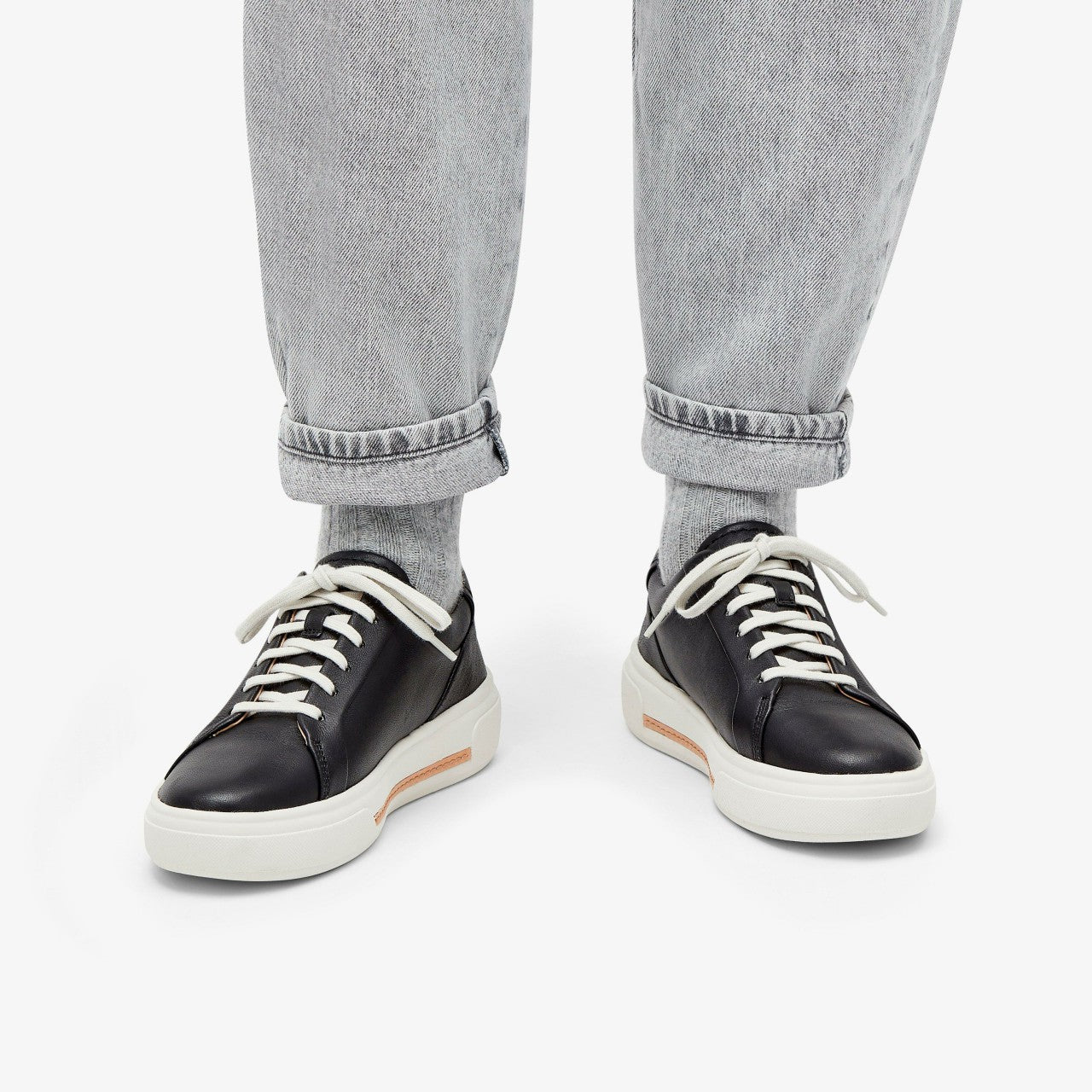 Hollyhock Walk Black Leather | Clarks For Sale