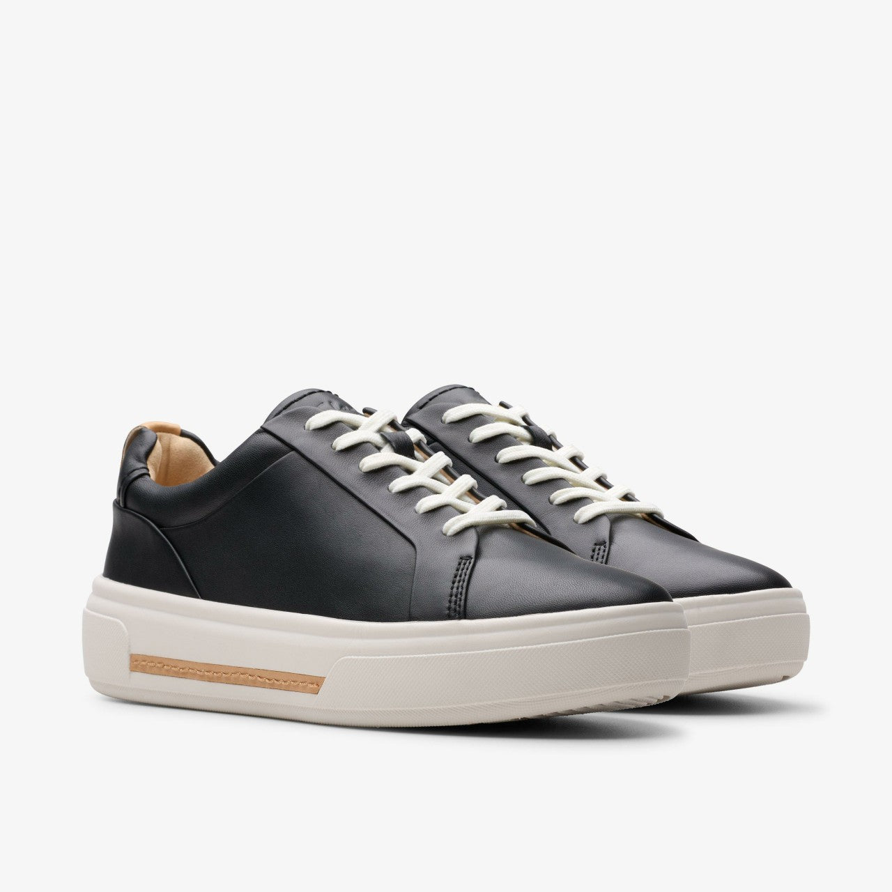 Hollyhock Walk Black Leather | Clarks For Sale