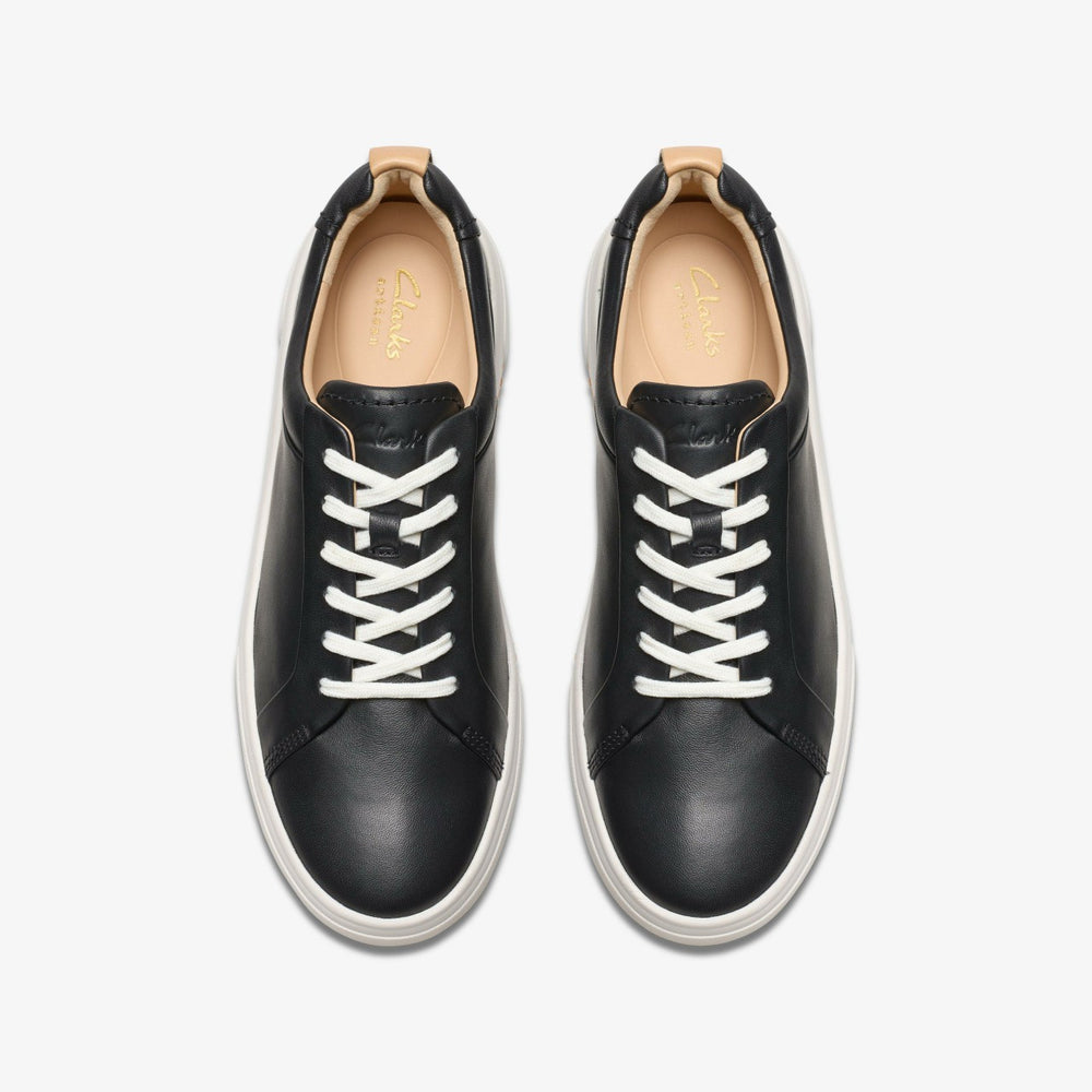 Hollyhock Walk Black Leather | Clarks For Sale