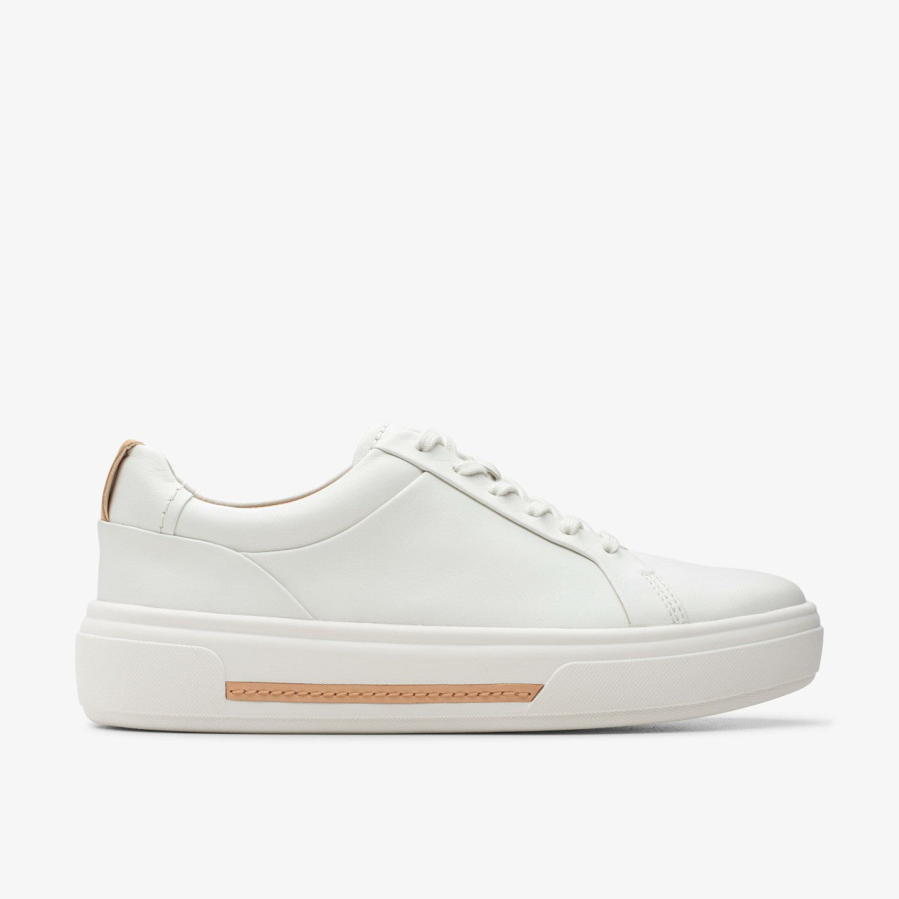 Hollyhock Walk Off White Leather | Clarks Onsale