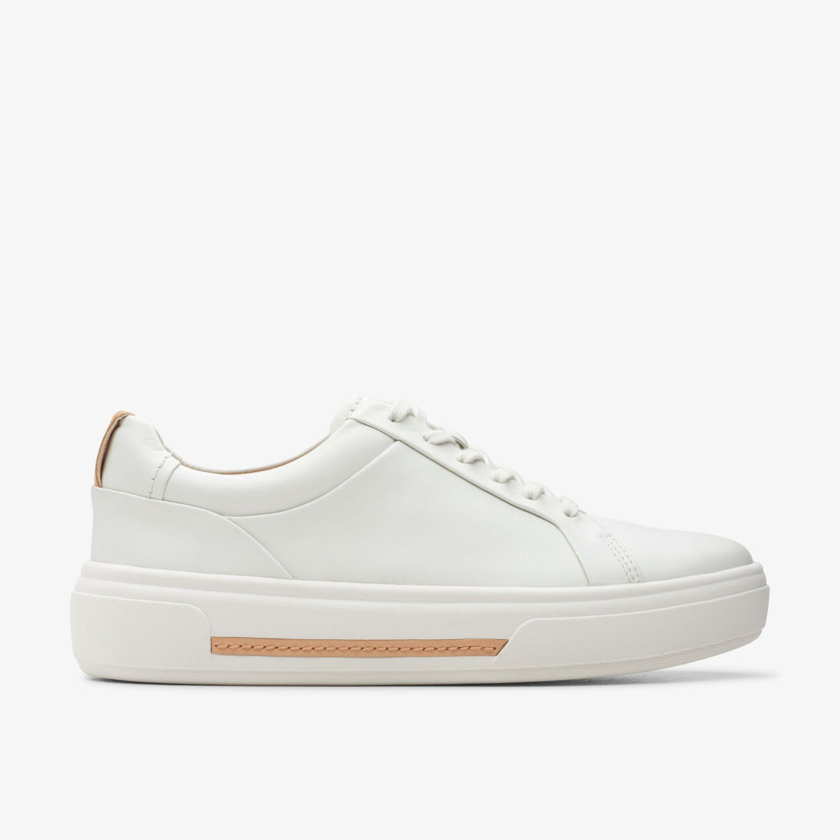 Hollyhock Walk Off White Leather | Clarks Onsale