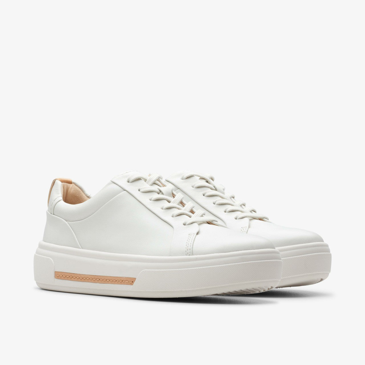 Hollyhock Walk Off White Leather | Clarks Onsale