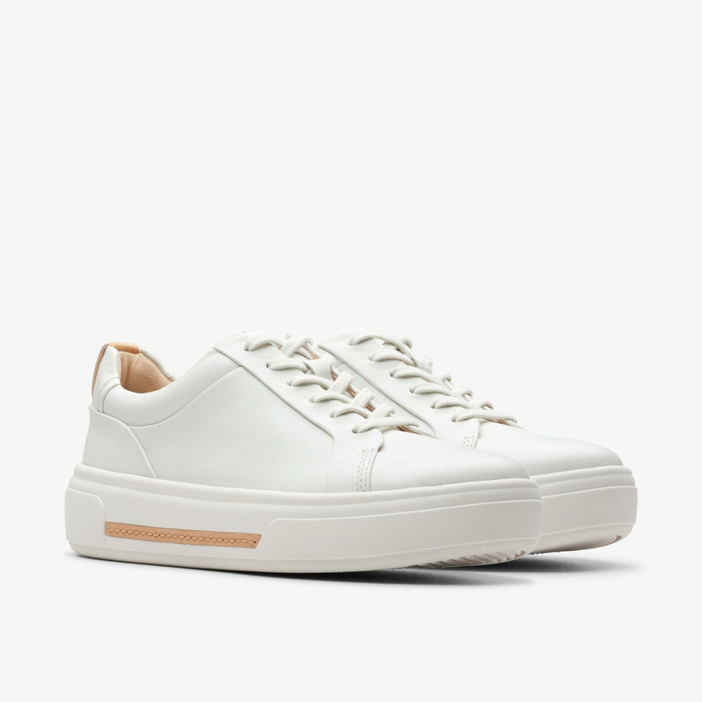 Hollyhock Walk Off White Leather | Clarks Onsale