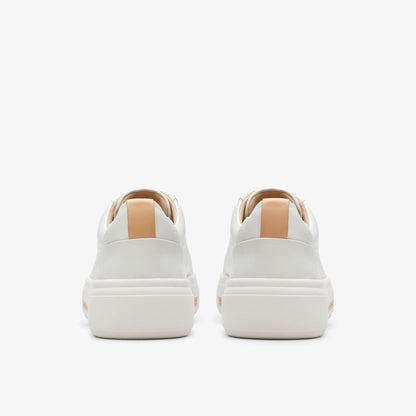 Hollyhock Walk Off White Leather | Clarks Onsale