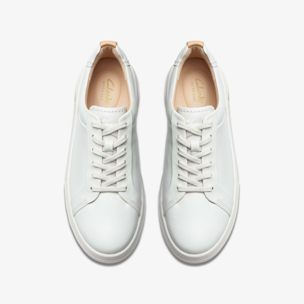Hollyhock Walk Off White Leather | Clarks Onsale