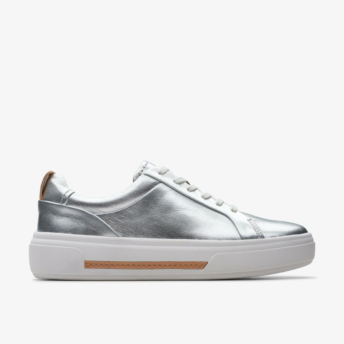 Hollyhock Walk Silver Leather | Clarks Sale