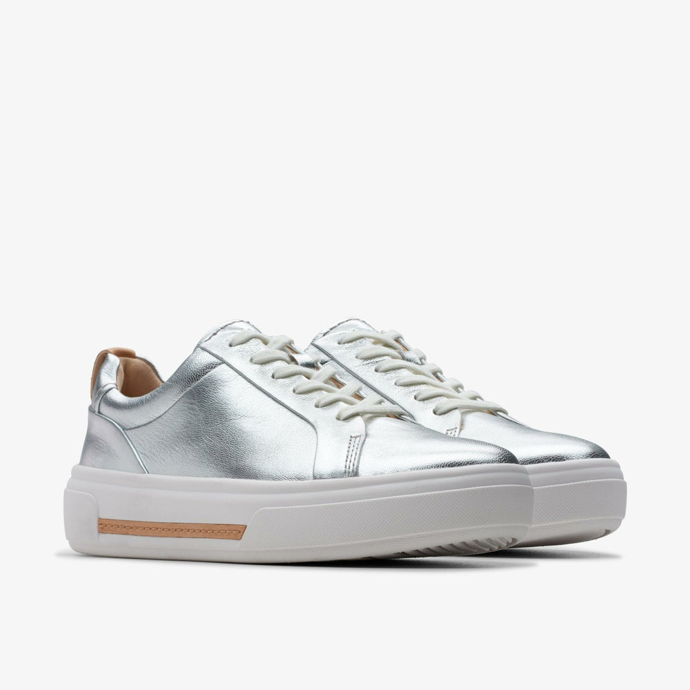 Hollyhock Walk Silver Leather | Clarks Sale