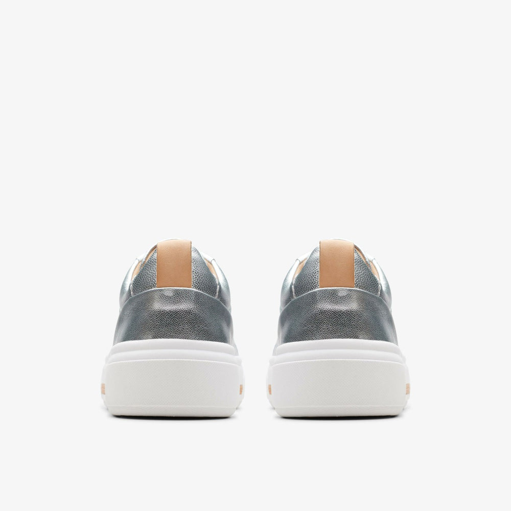 Hollyhock Walk Silver Leather | Clarks Sale