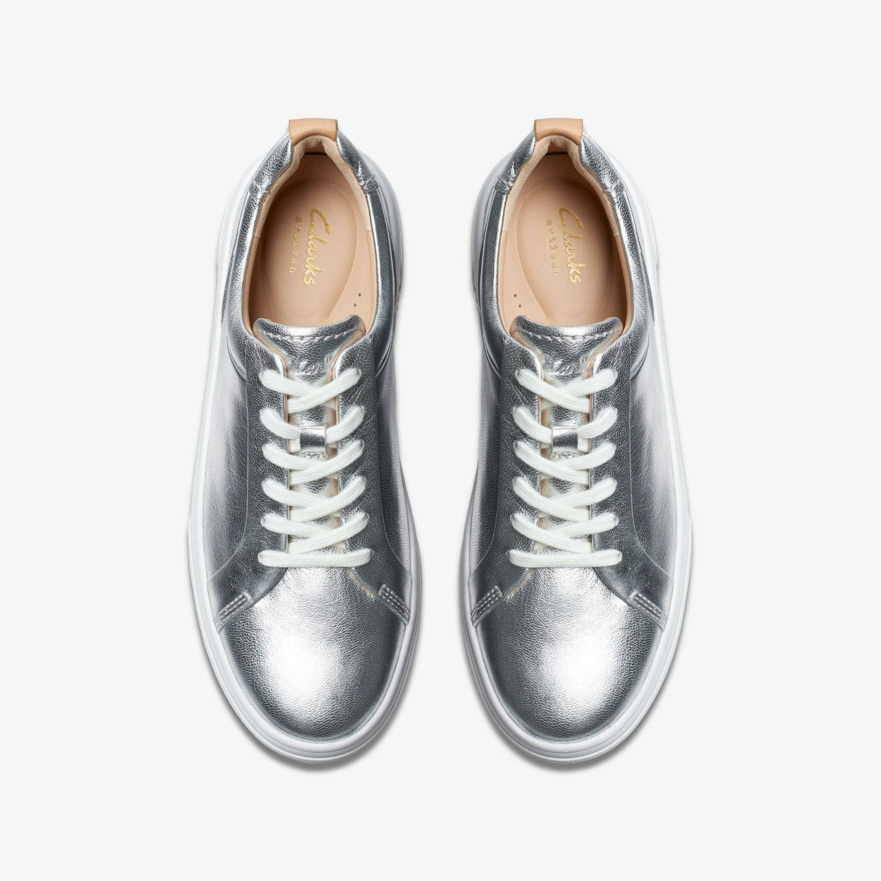Hollyhock Walk Silver Leather | Clarks Sale