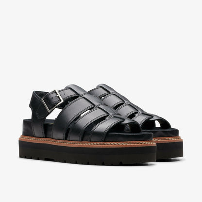 Orianna Twist Black Leather | Clarks Sale