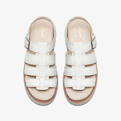 Orianna Twist Off White Leather | Clarks Discount