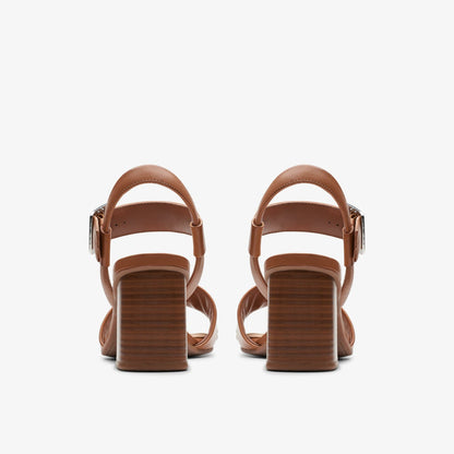Siara 65 Buckle Tan Leather | Clarks US