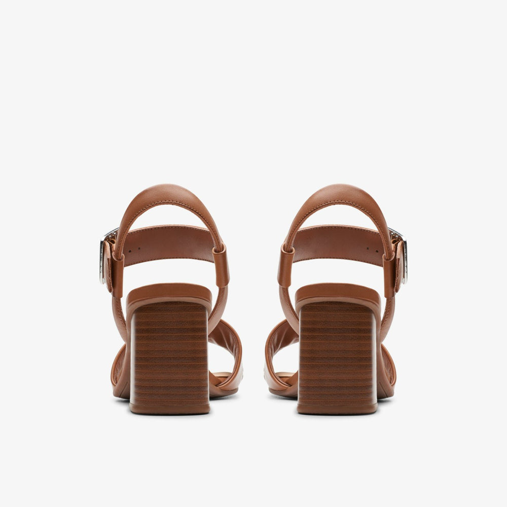 Siara 65 Buckle Tan Leather | Clarks US
