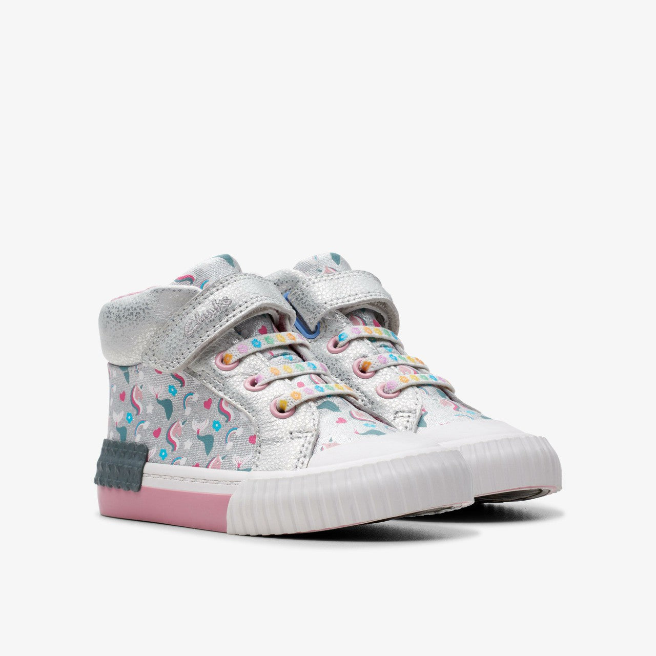Foxing Halo Hi Toddler Silver | Clarks Discount