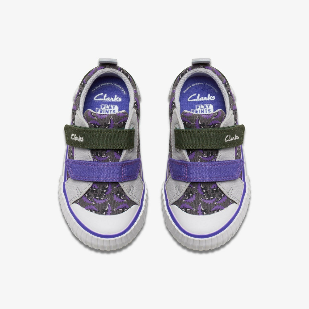 Foxing Steggy Toddler Grey Combination | Clarks Discount