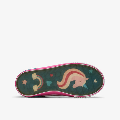 Foxing Myth Kid Pink Multicolour | Clarks