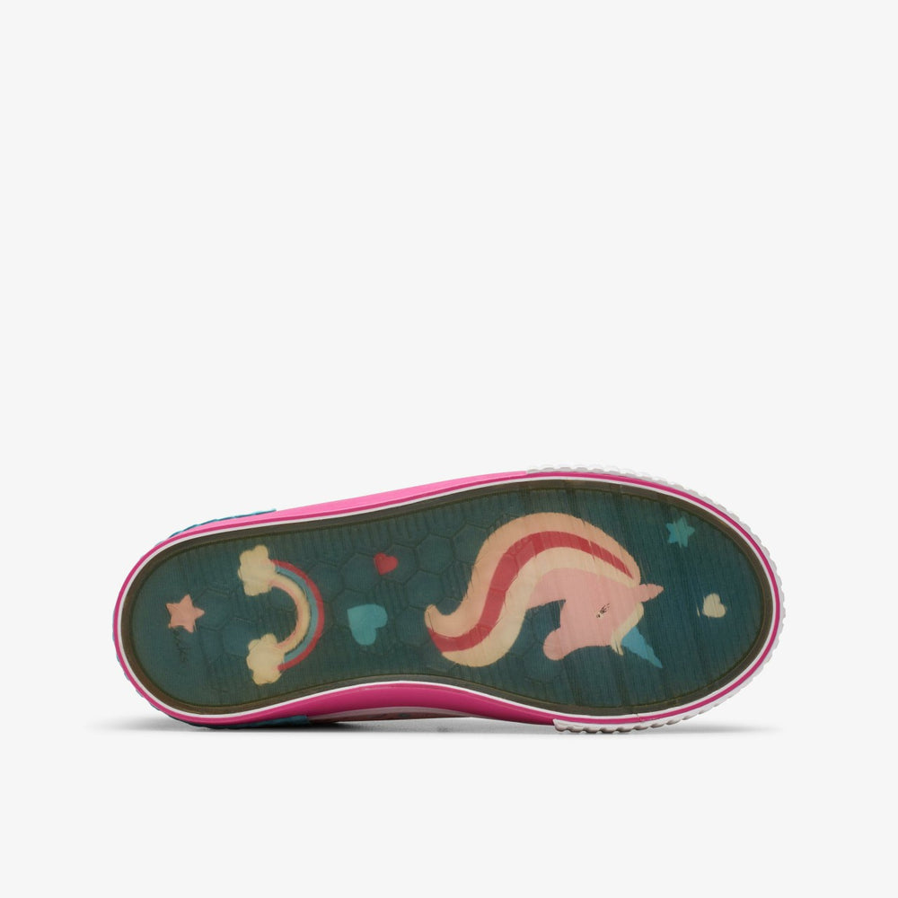 Foxing Myth Kid Pink Multicolour | Clarks