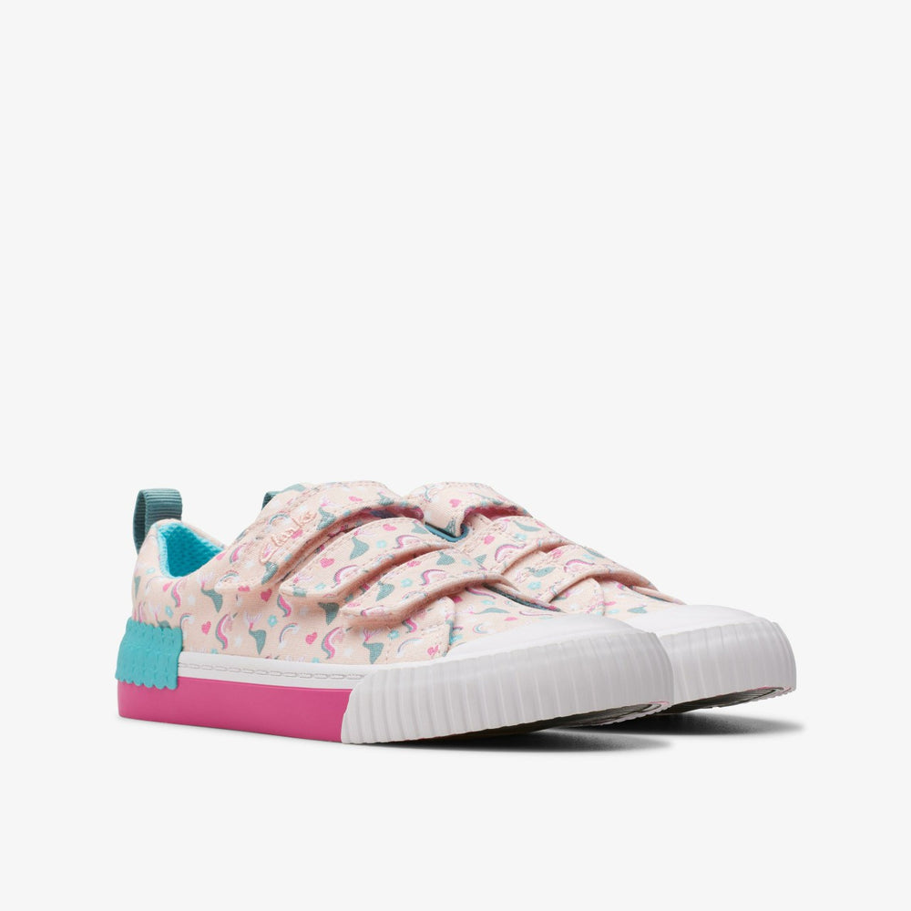 Foxing Myth Kid Pink Multicolour | Clarks