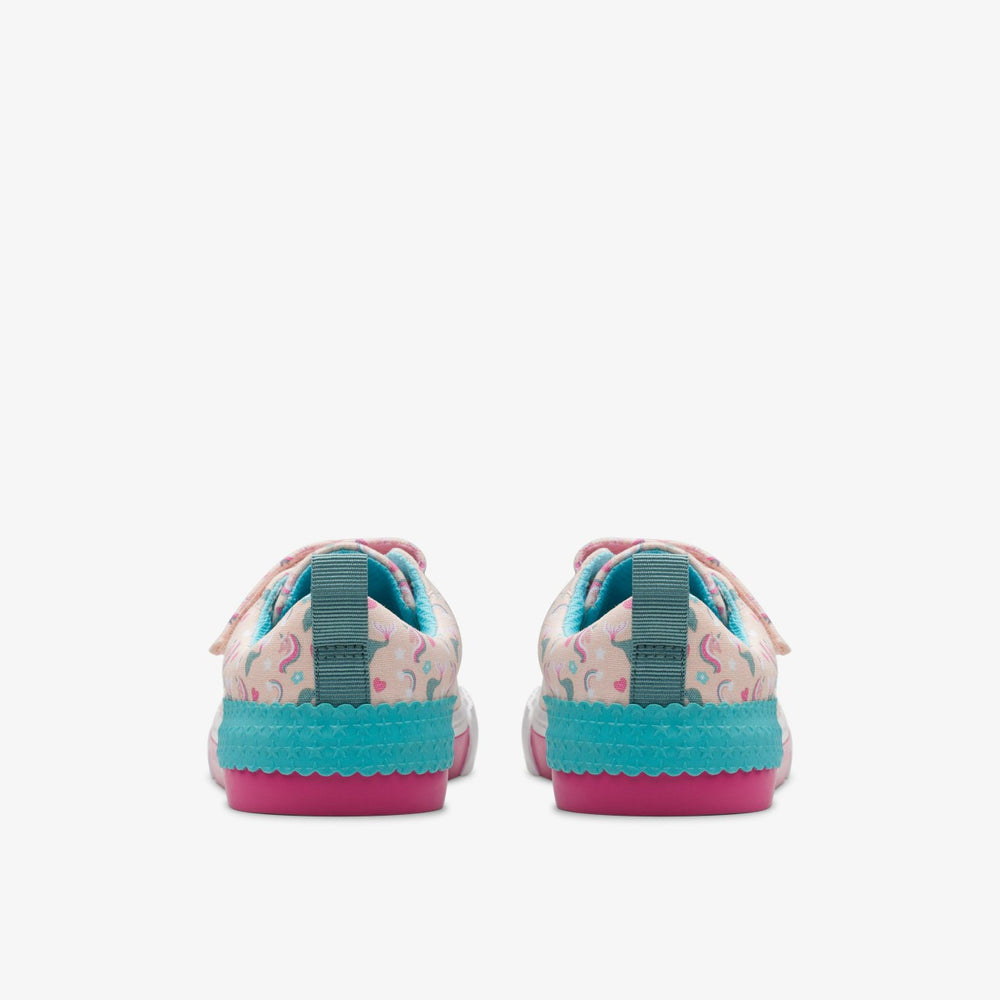 Foxing Myth Kid Pink Multicolour | Clarks