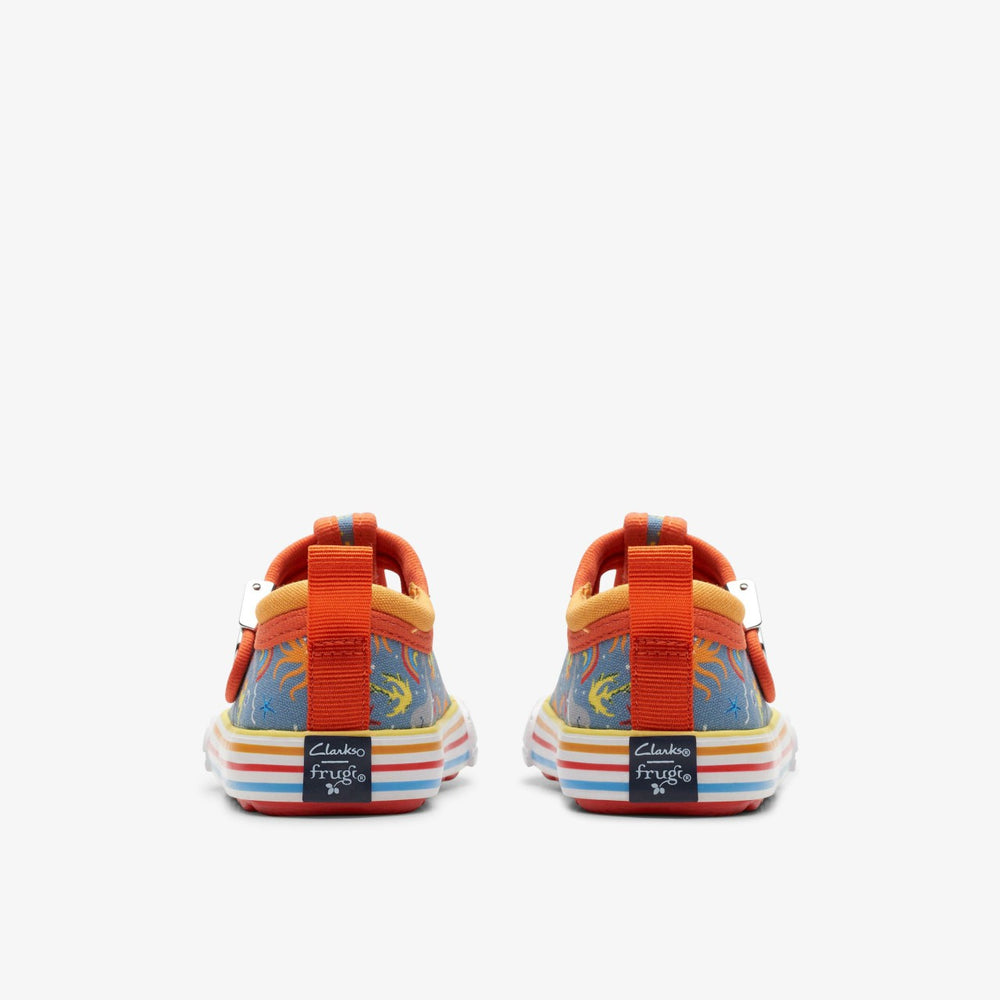 Foxing Fish Toddler Grey Print | Clarks Onsale