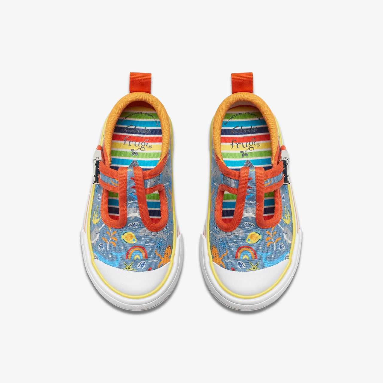 Foxing Fish Toddler Grey Print | Clarks Onsale