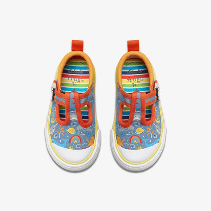 Foxing Fish Toddler Grey Print | Clarks Onsale