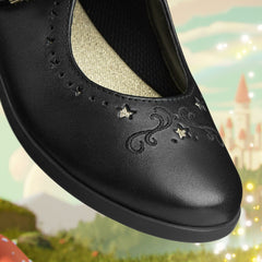 Lock Magic Kid Black Leather | Clarks Onsale