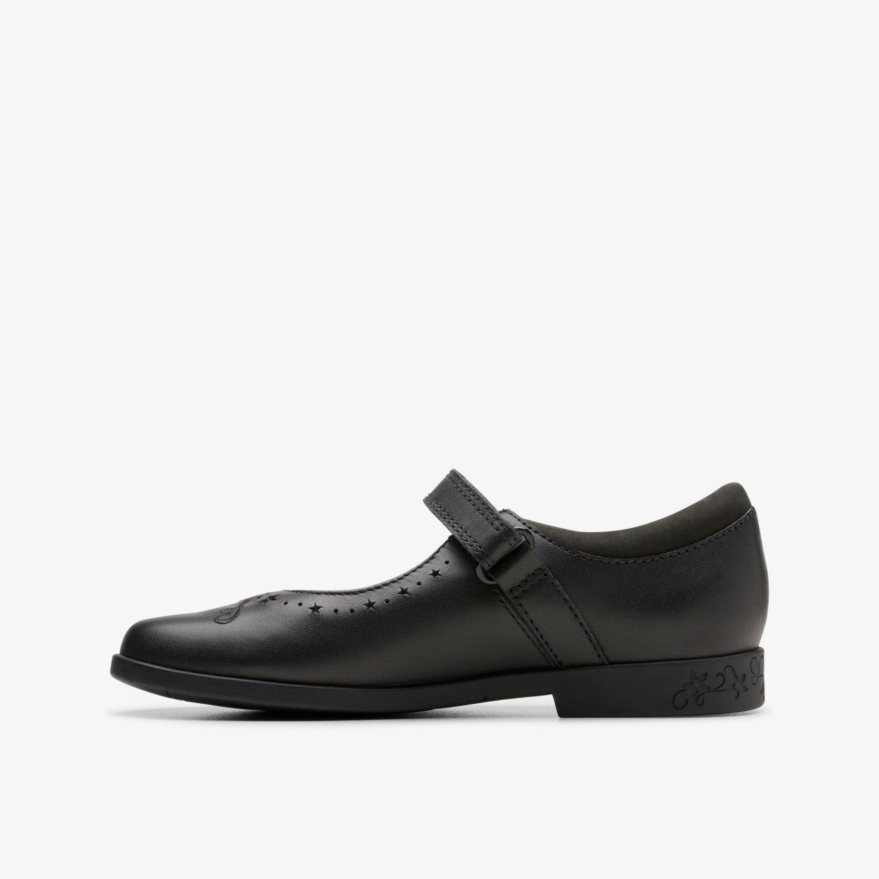 Lock Magic Kid Black Leather | Clarks Onsale