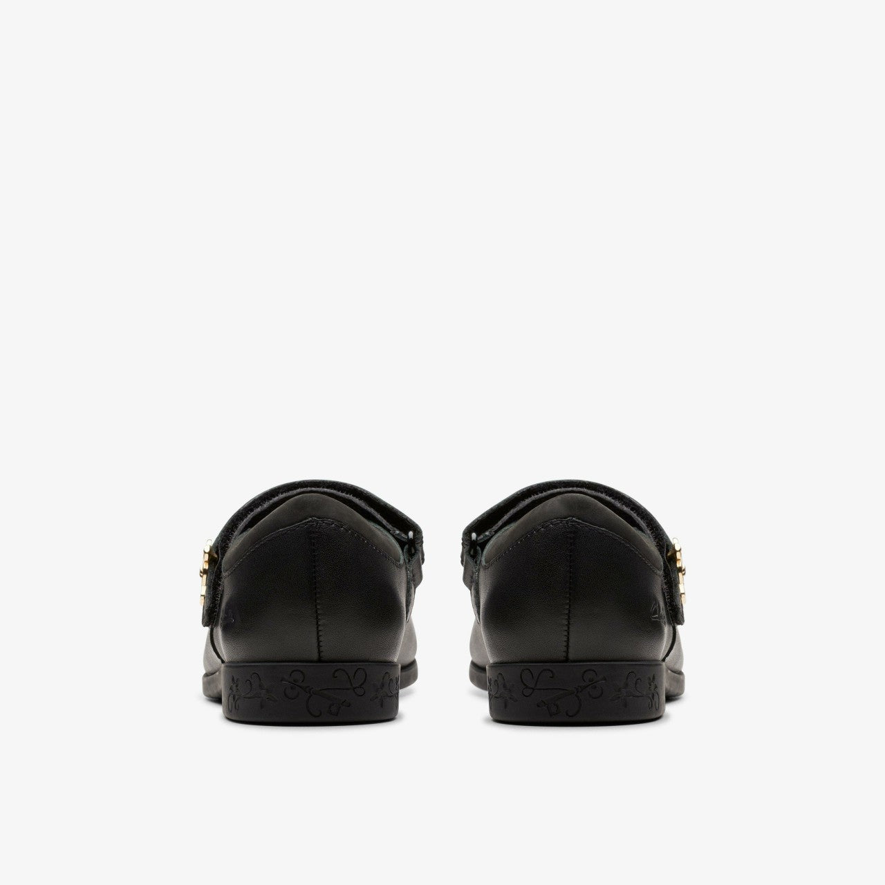 Lock Magic Kid Black Leather | Clarks Onsale