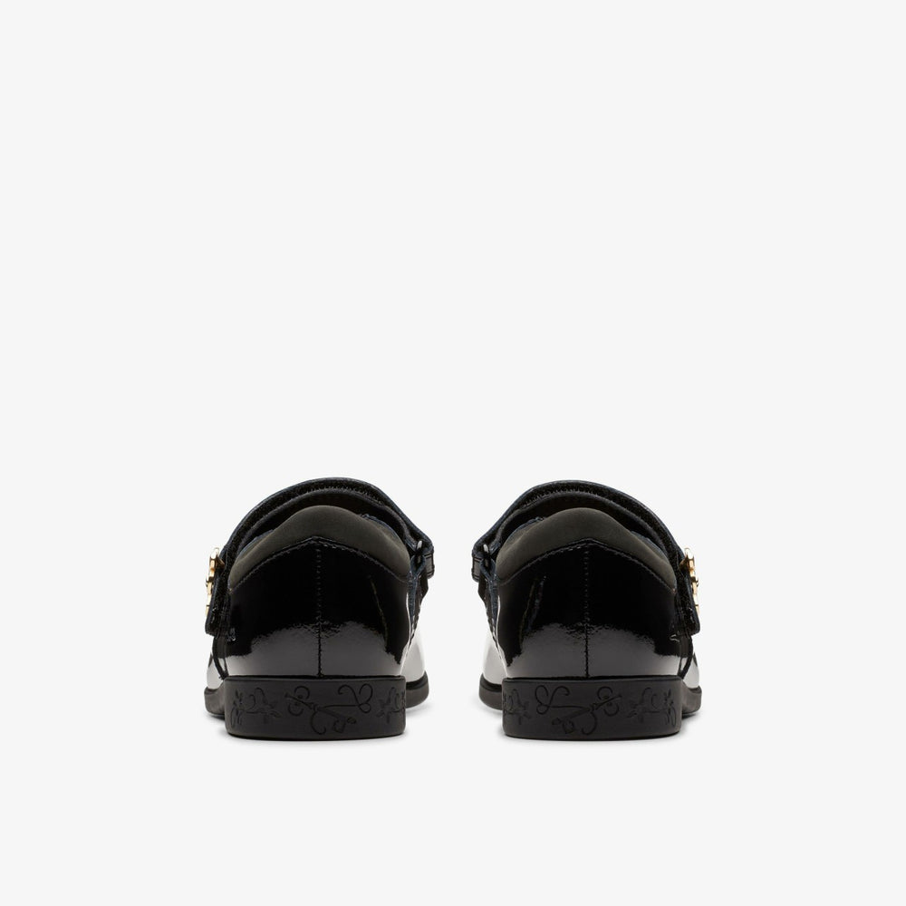 Lock Magic Kid Black Patent | Clarks Sale