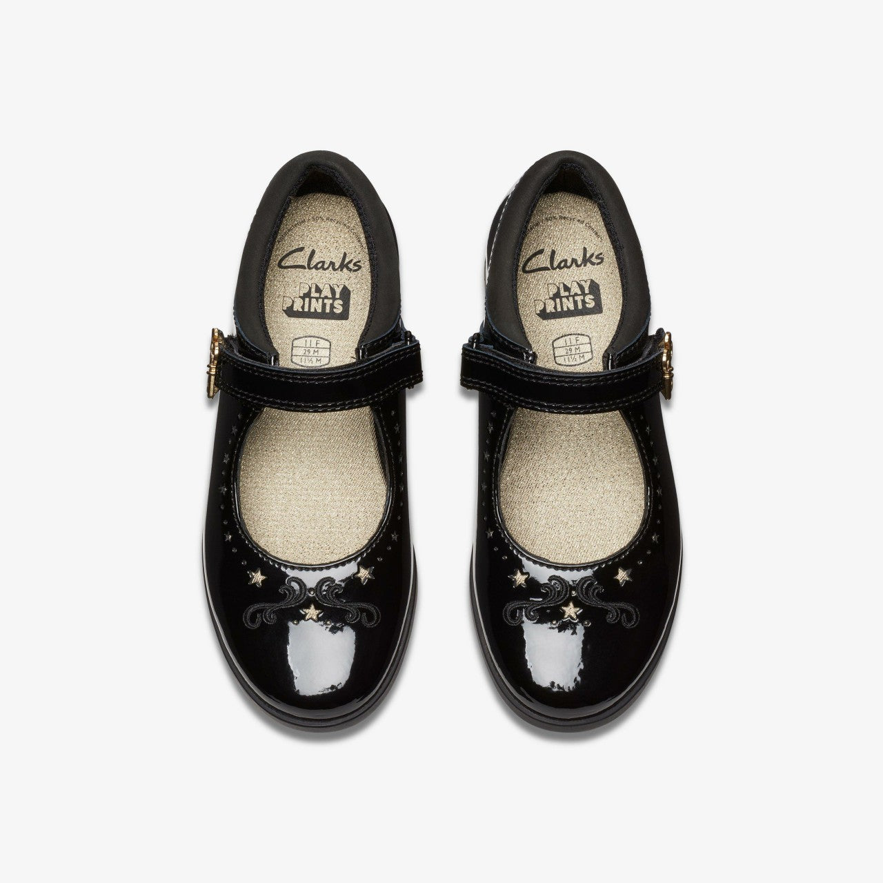 Lock Magic Kid Black Patent | Clarks Sale