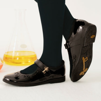 Lock Magic Kid Black Patent | Clarks Sale