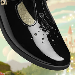Lock Shine Kid Black Patent | Clarks For Sale