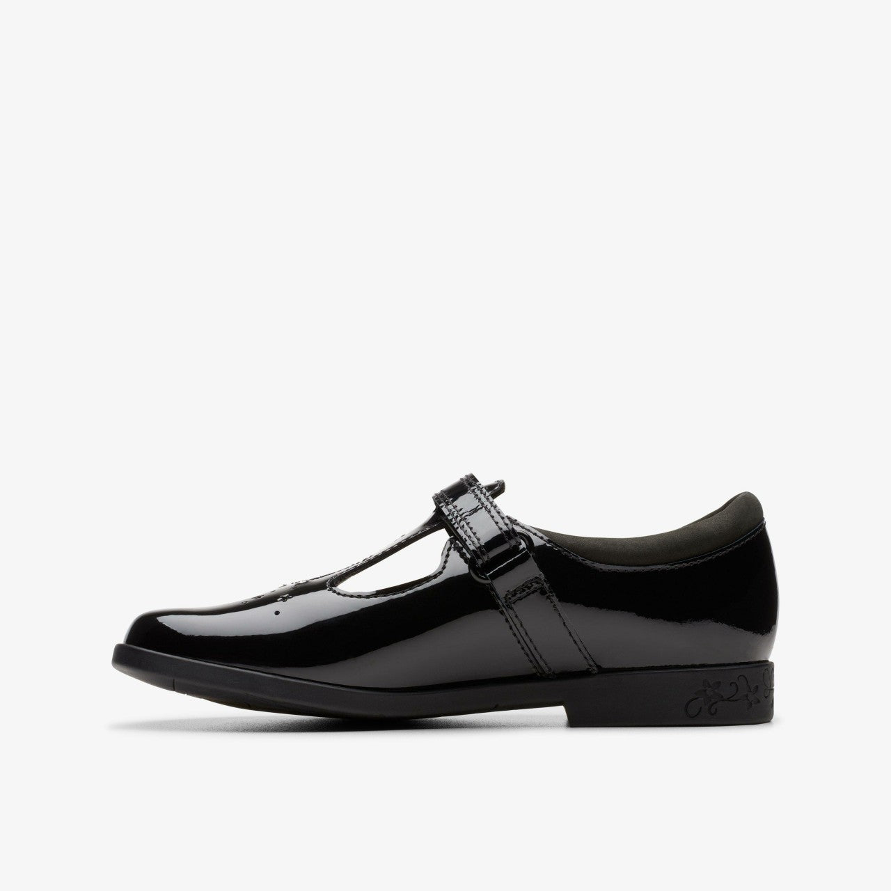Lock Shine Kid Black Patent | Clarks For Sale