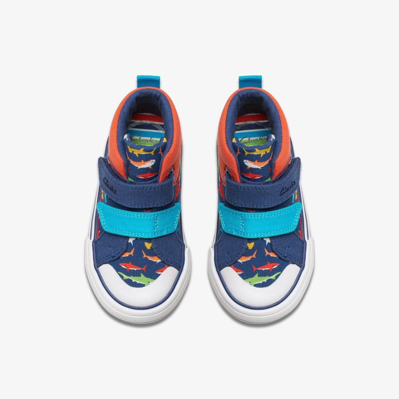 Foxing Save Hi Toddler Navy Print | Clarks Sale