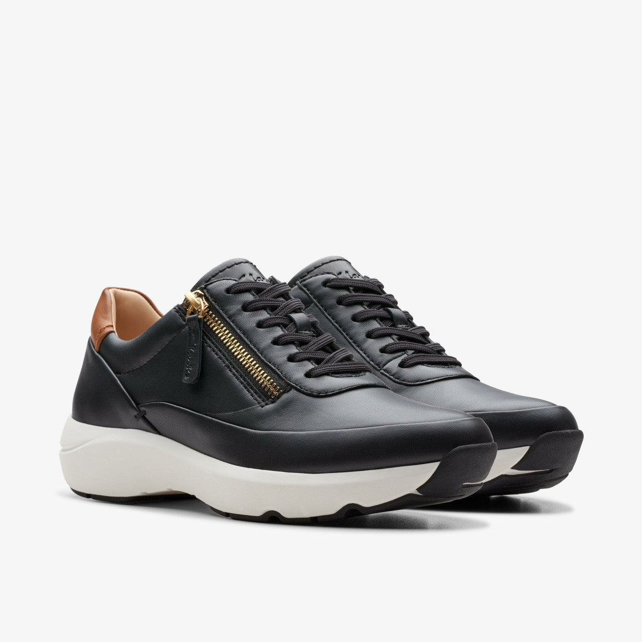 Tivoli Zip Black Leather | Clarks For Sale