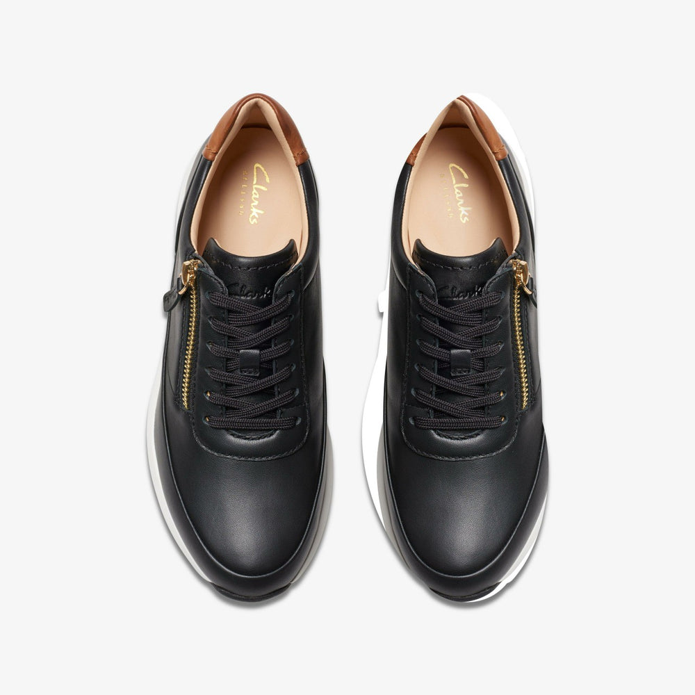 Tivoli Zip Black Leather | Clarks For Sale